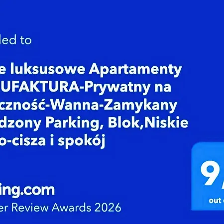 Nowe Luksusowe Apartamenty Z Wanna Premium Manufaktura-Orientarium Zoo-Aquapark Fala-Prywatny Na Wylacznosc - W Pelni Wyposazony Apartament -Blok, Niskie Pietro, Zamykany Parking Na Pilota - Cisza I Spokoj - Prywatnosc - Doskonala Lokalizacja ! Appartement Łódź
